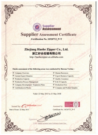 必维国际检验集团验厂证书